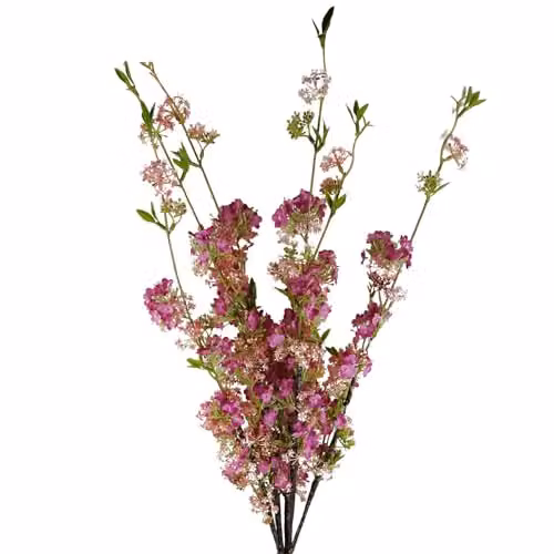 Pink Leaf Design Artificial Floral Arrangement