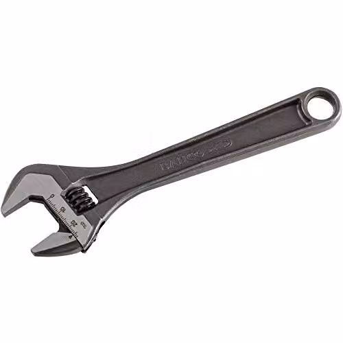 Bahco Black and Grey Stainless Steel Adjustable Wrench with 34mm Capacity