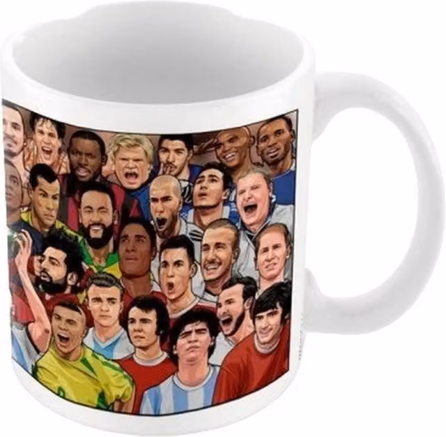 Pyramid International Legends Footballs Greatest Multicolour and White Mug