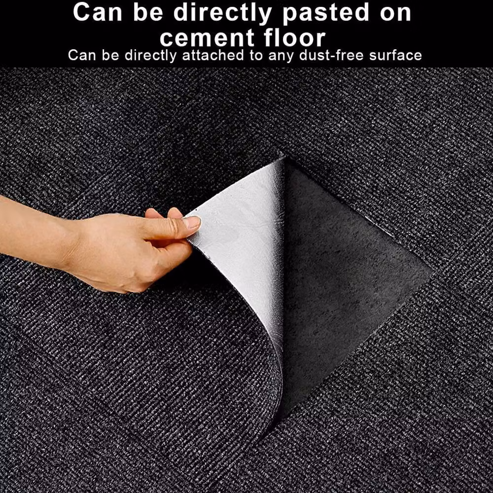 EONLION 20-Piece Black Commercial Carpet Tiles for Retail and Office Use – 4
