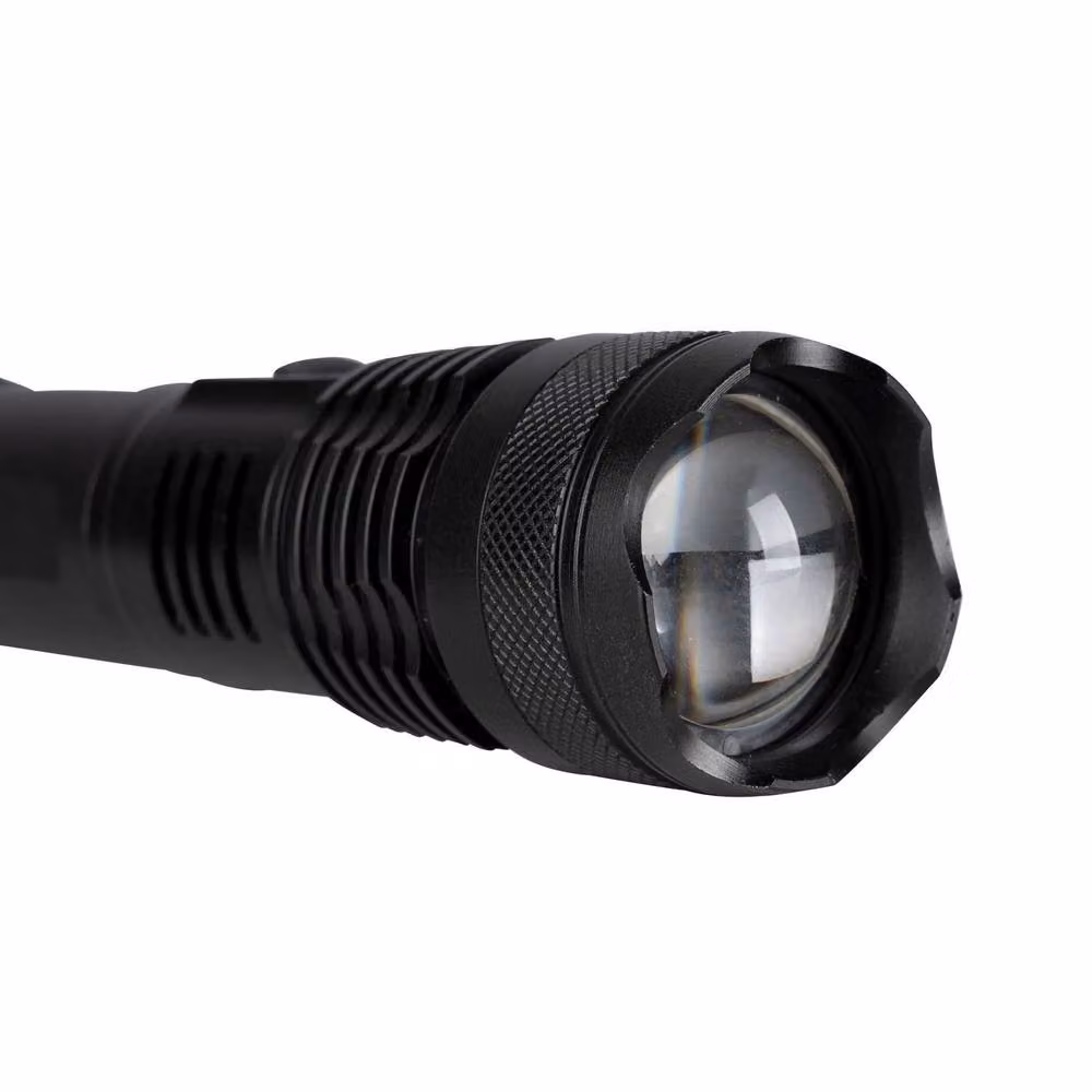 Trespass Edzell Rechargeable LED Aluminium Torch in Black – 3