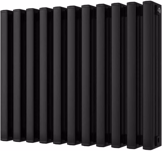Temple Black Square Tube Column Radiator