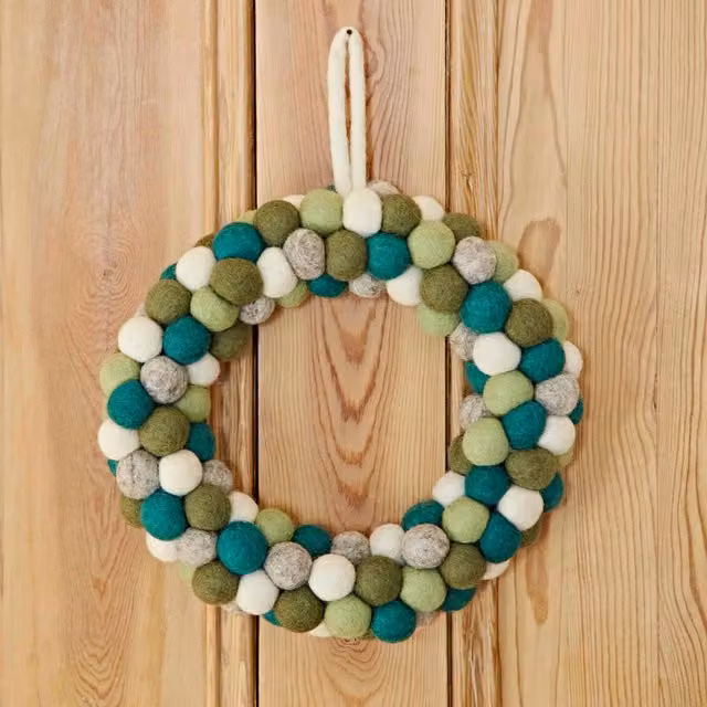 Paper High Green Christmas Wreath