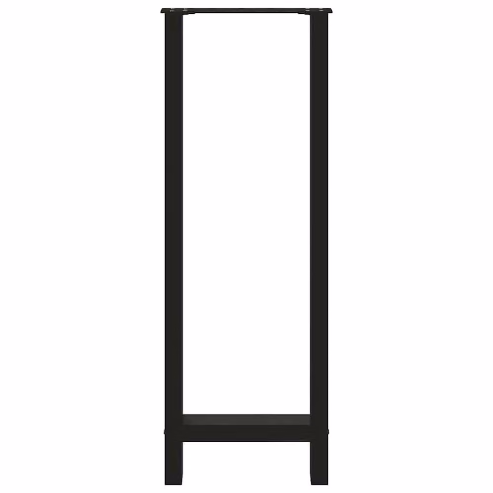 Berkfield Home Black Steel Coffee Table Legs, 2 Pieces, H: 110-111 cm x W: 40 cm – 3