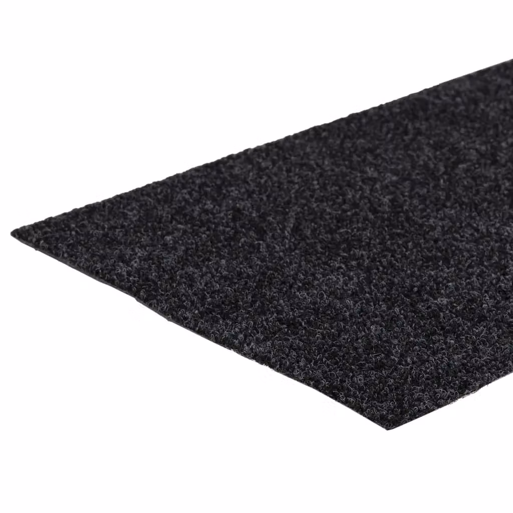 Berkfield Home Self-adhesive Rectangular Stair Mats, 15 Pieces, Grey, W: 60 cm, D: 25 cm – 3
