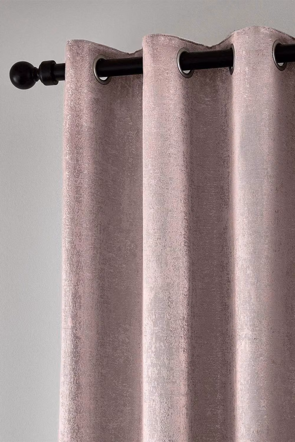 Helena Springfield Roma Woven Lined Eyelet Curtains in Pink, Width: 167 cm, Drop: 228 cm – 2