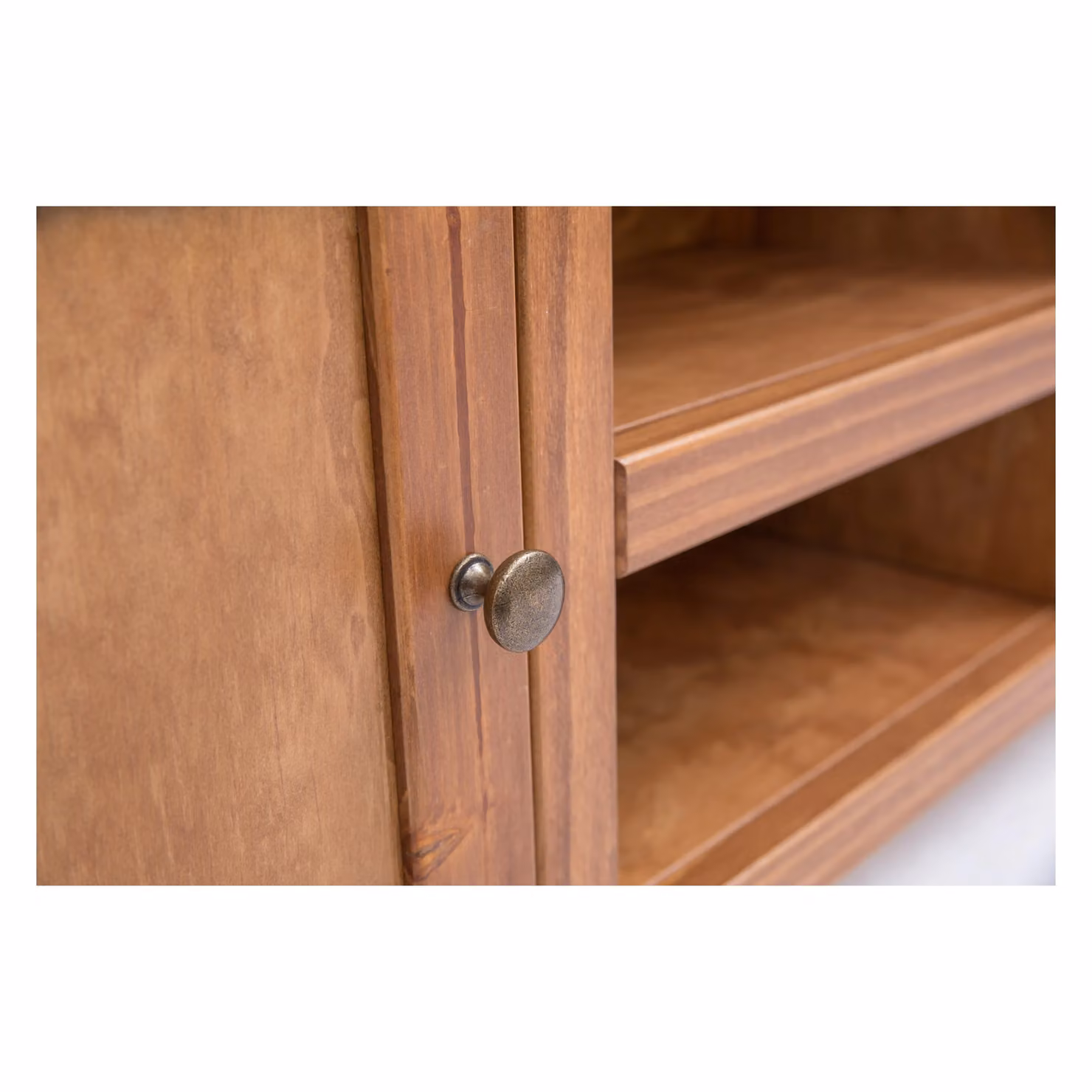 Cabinet Bits Padua Lacquered 2 Door TV Cabinet in Brown – 3