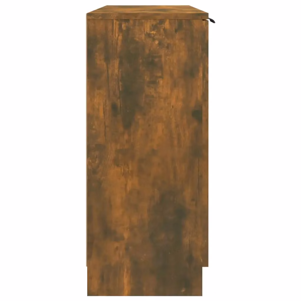 Berkfield Home Modern Smoked Oak Sideboard in Brown, W/D/H: 90.5 x 30 x 70 cm – 4