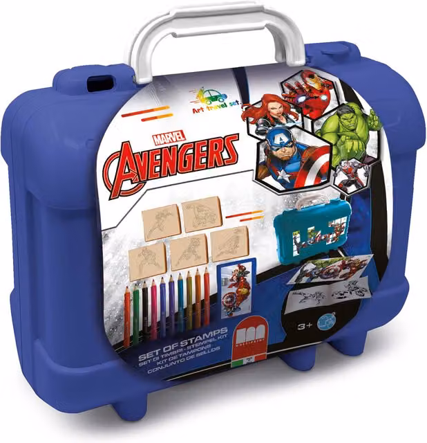 Multiprint Avengers Kids Activity and Craft Travel Set in Blue