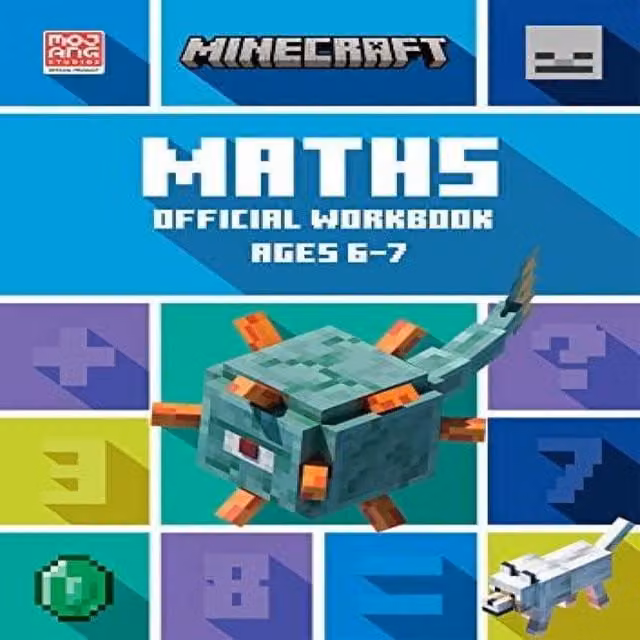 Collins KS1 Minecraft Maths Ages 6-7 Multicolour Paperback Book