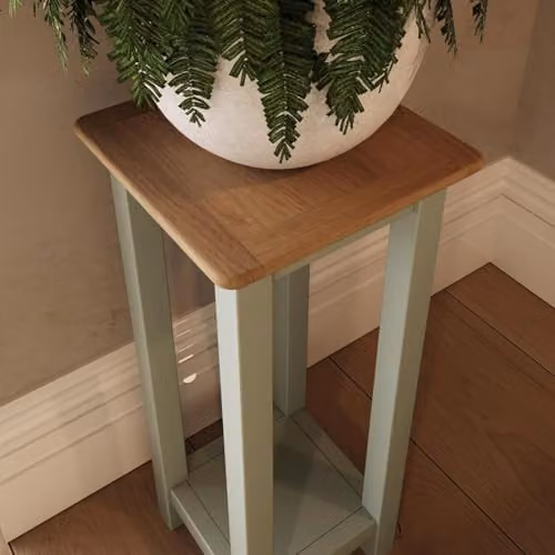 FWStyle Sage Green Oak Side Table W/D/H: 55 x 27 x 24 cm – 4