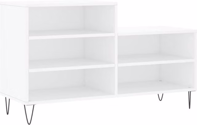 Berkfield Home Modern White Shoe Cabinet W/D/H: 102 x 36 x 60 cm