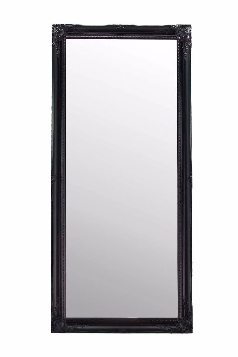 MirrorOutlet Hamilton Black Shabby Chic Large Full Length Wall or Leaner Mirror H 167 cm x W 76 cm – 2
