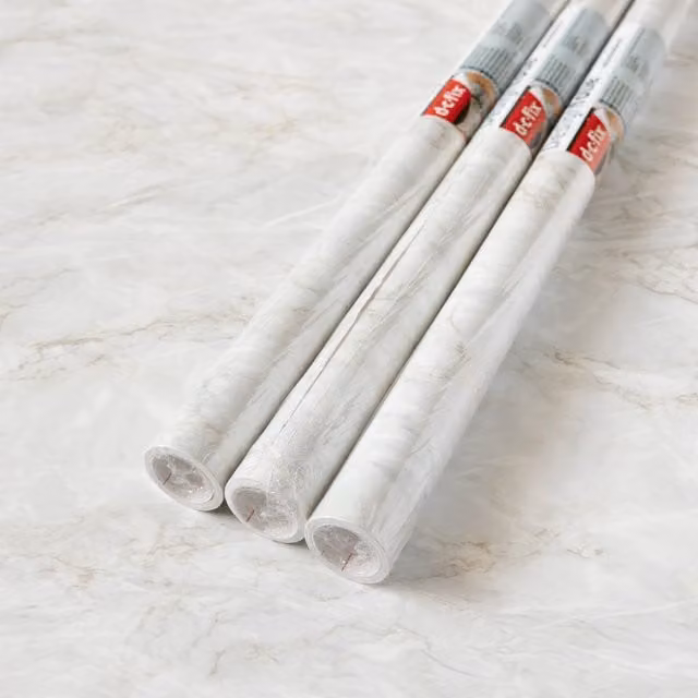 dc fix Cortes Gold Self Adhesive Vinyl Wrap for Worktops and Furniture, Pack of 3, W: 67.5 cm x L: 2 m