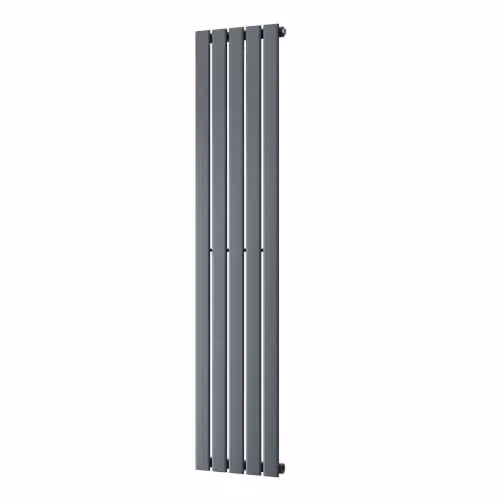 UK Radiators Typhoon Anthracite Vertical Designer Steel Radiator, H: 160 cm, W: 34 cm – 2