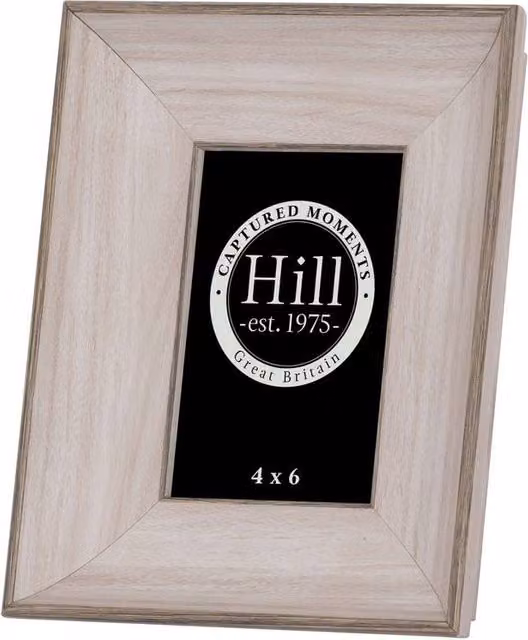 Love Lace Rustic White Washed Wood Single Rectangular Tabletop Photo Frame, 10.16 x 15.24 cm