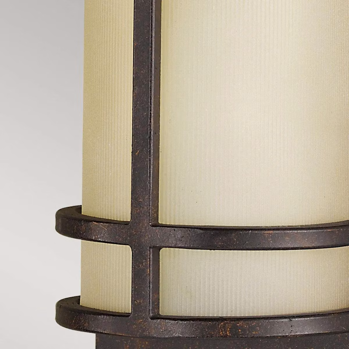 Netlighting Fusion 2 Light Indoor Wall Light in Bronze with Amber Glass and E27 Socket – 3