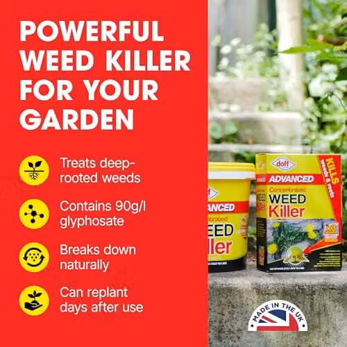 Doff Advanced Concentrated Weedkiller 3 x 80ml sachets – 3