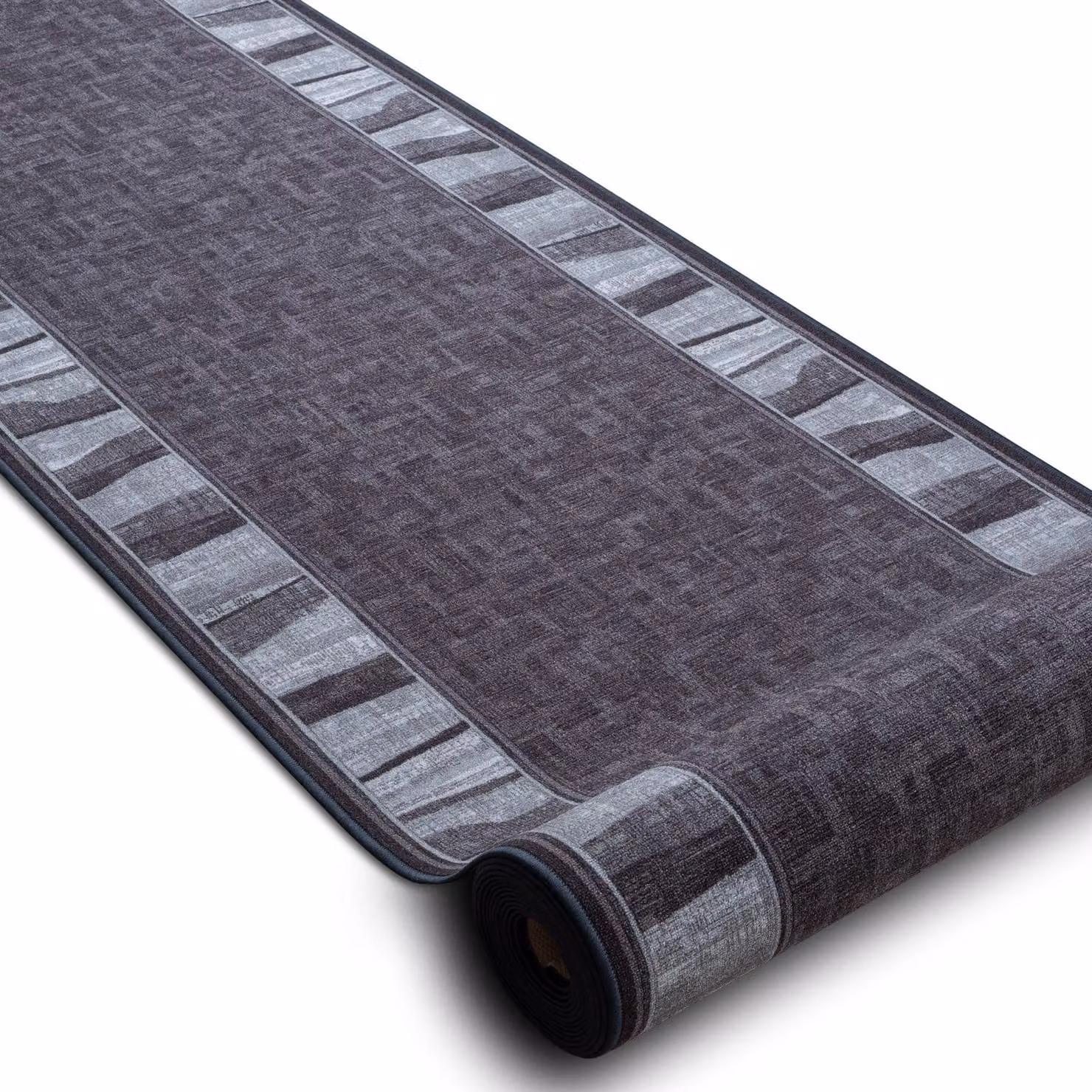 RugsX Linea Anti-Slip Runner, Grey, W: 67 cm, L: 280 cm – 2
