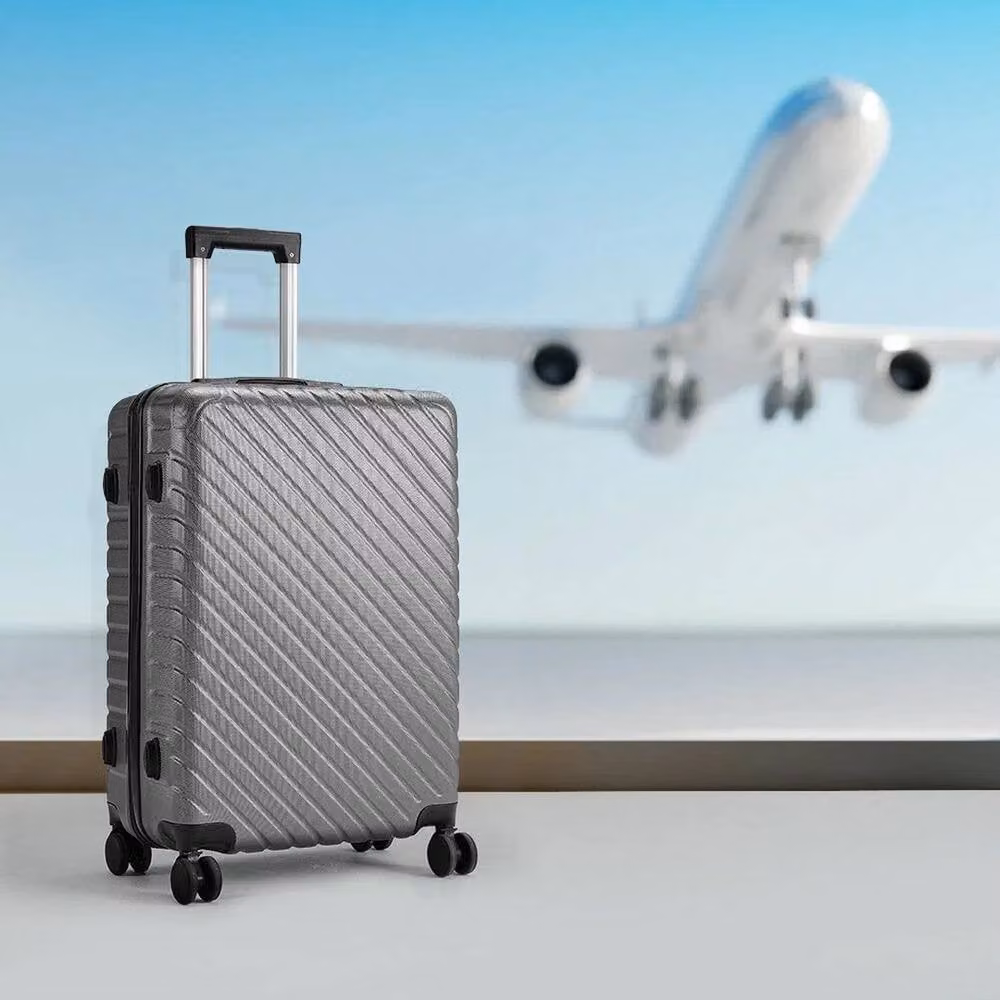 SPETLEK Grey Hard Shell Cabin Luggage 24 inch – 3
