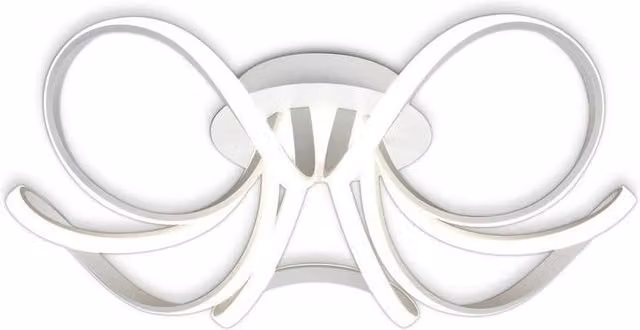 Netlighting Knot Semi Ceiling Light, White, 74 cm, Dimmable LED, 60W, 4800lm, 2800K Warm White