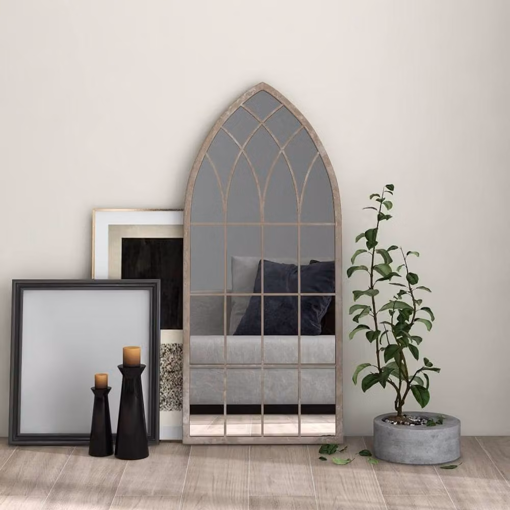 Berkfield Home Sand Rectangular Wall Mirror in Beige, W: 100 cm, H: 45 cm – 2