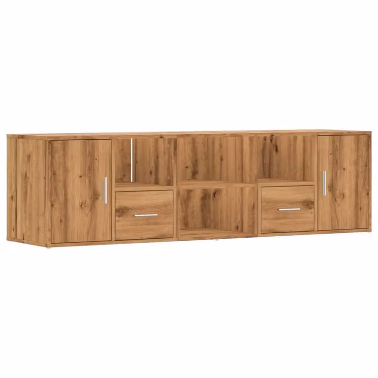 Berkfield Home Artisan Oak Corner Cabinet in Brown, W: 160 cm, D: 40 cm, H: 45 cm