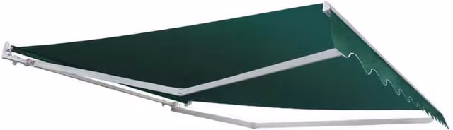 Primrose Semi Cassette Awning in Green, W: 400 cm, D: 350 cm
