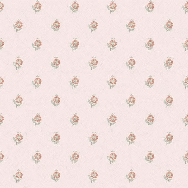 I Love Wallpaper Ditsy Posy Floral Botanical Wallpaper in Vintage Pink and Sage