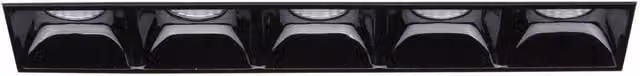 Netlighting Lika 5 Light LED Recessed Spotlight in Black