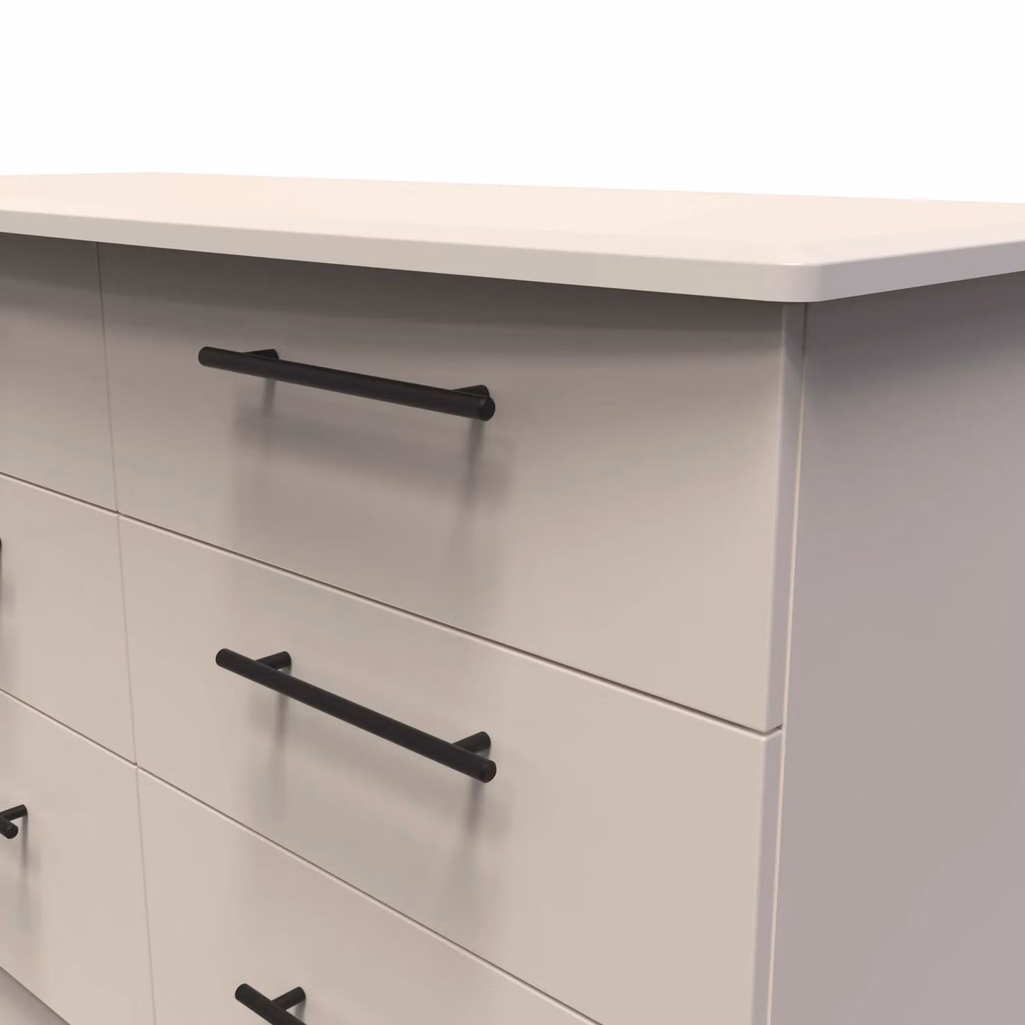 2 U Howard 6 Drawer Wide Chest in Taupe – 3