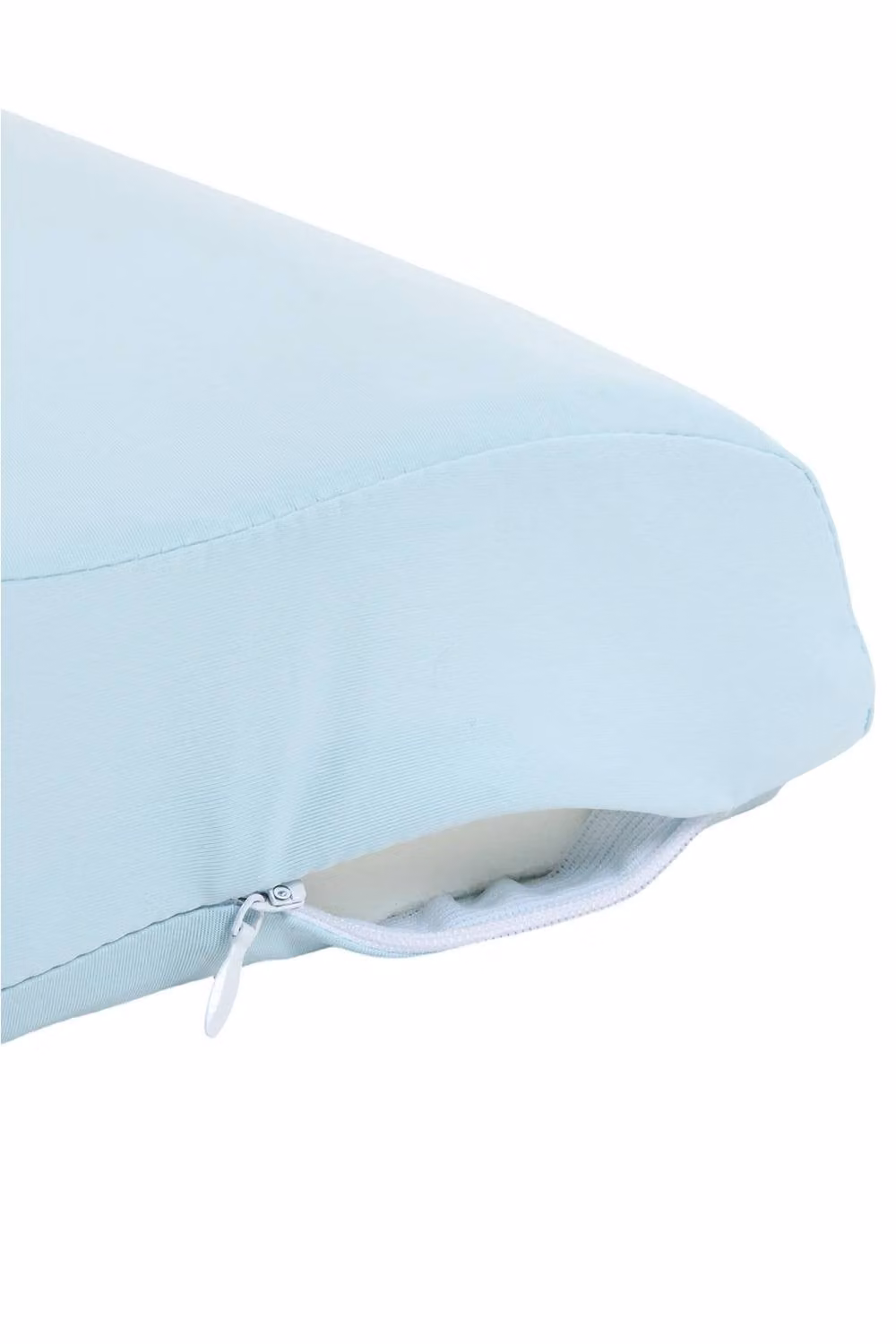 Living and Home Cooling Memory Foam Pillow with Removable Cover in Green, Double Size – 2