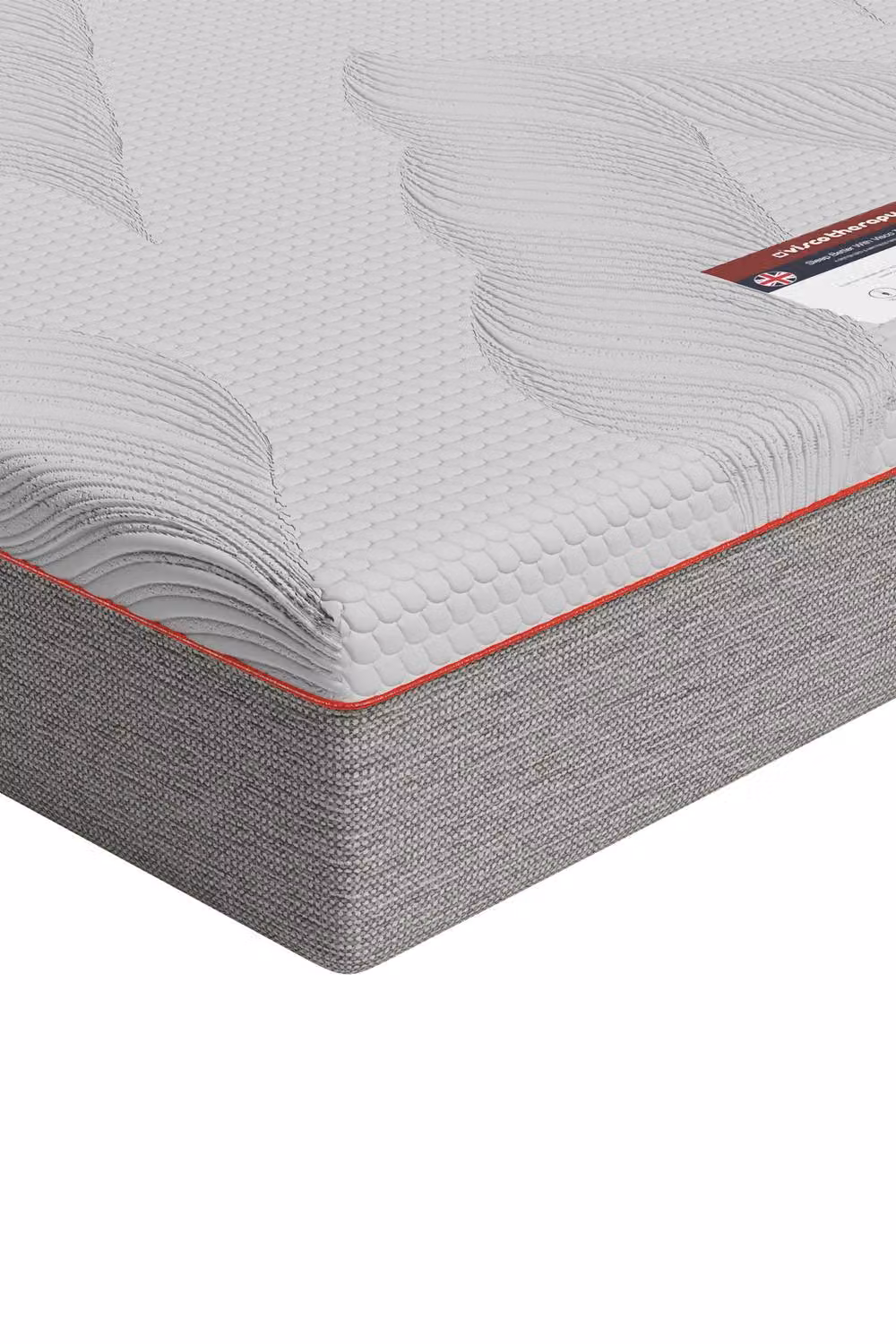 Rest Relax Visco Therapy Harmony 2000 Orthopaedic Hybrid Gel Memory Foam Pocket Sprung Mattress, White, Super King, H: 24 cm, W: 200 cm, D: 200 cm – 2
