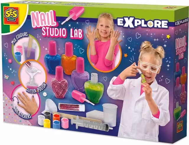 SES Nail Studio Lab Multi-Colour Creative Beauty and Hairdresser Set
