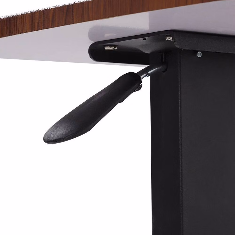 EONLION Height Adjustable Overbed Table and Laptop Tray in Brown – 4