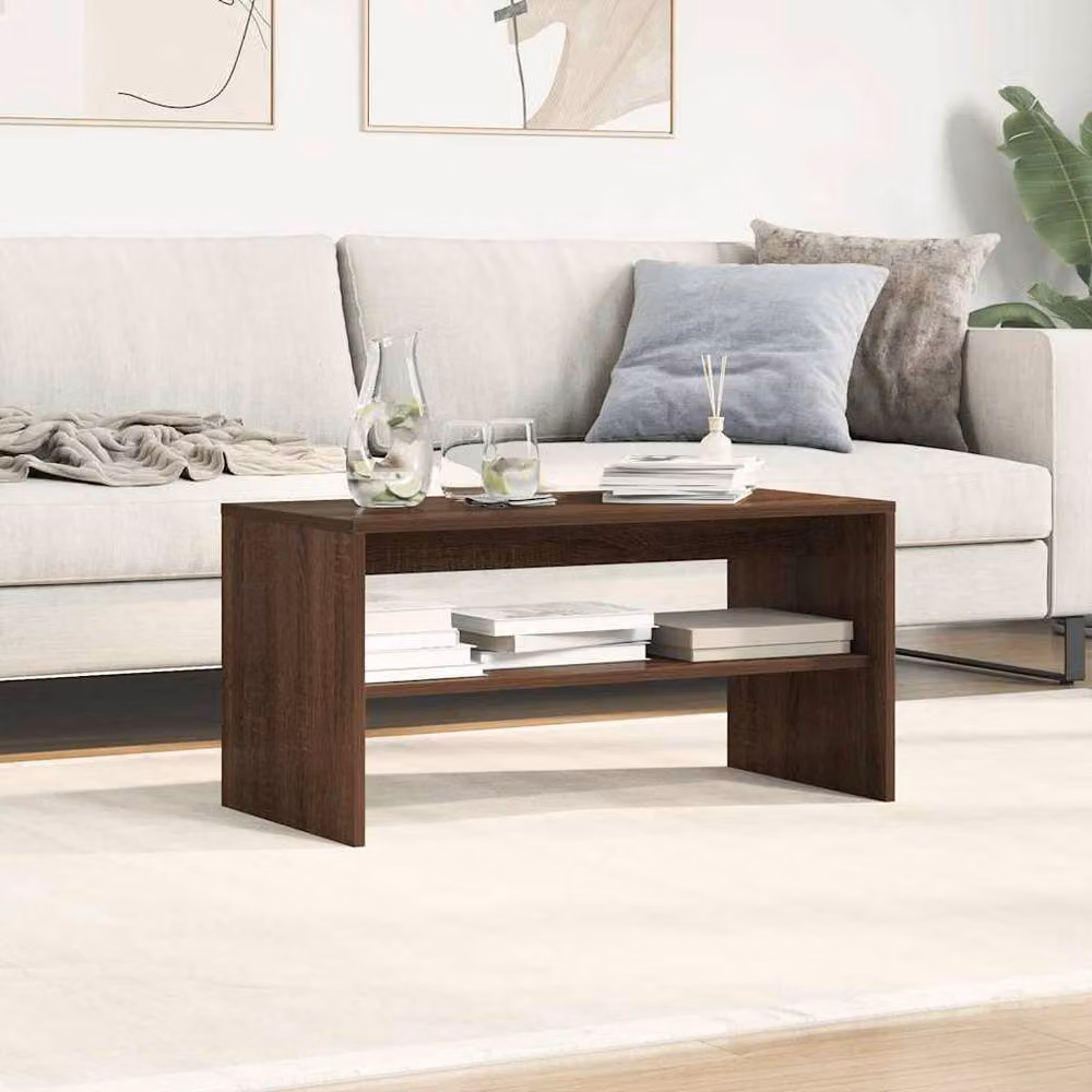 Berkfield Home Modern Brown Oak TV Cabinet W/D/H: 80 x 40 x 40 cm – 3