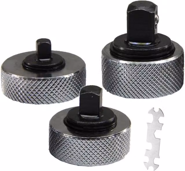 SPETLEK 3 Piece Thumb Lever Socket Wrench Drive Ratchet Set in Silver – 1