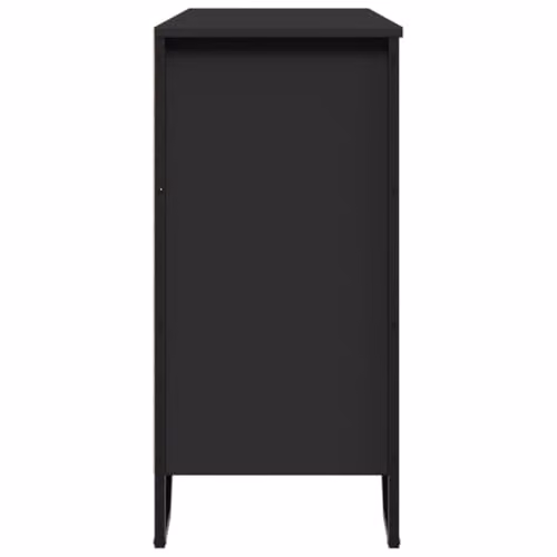 vidaXL Modern Black Sideboard in Matt Engineered Wood W/D/H: 101 x 35.5 x 74.5 cm – 5