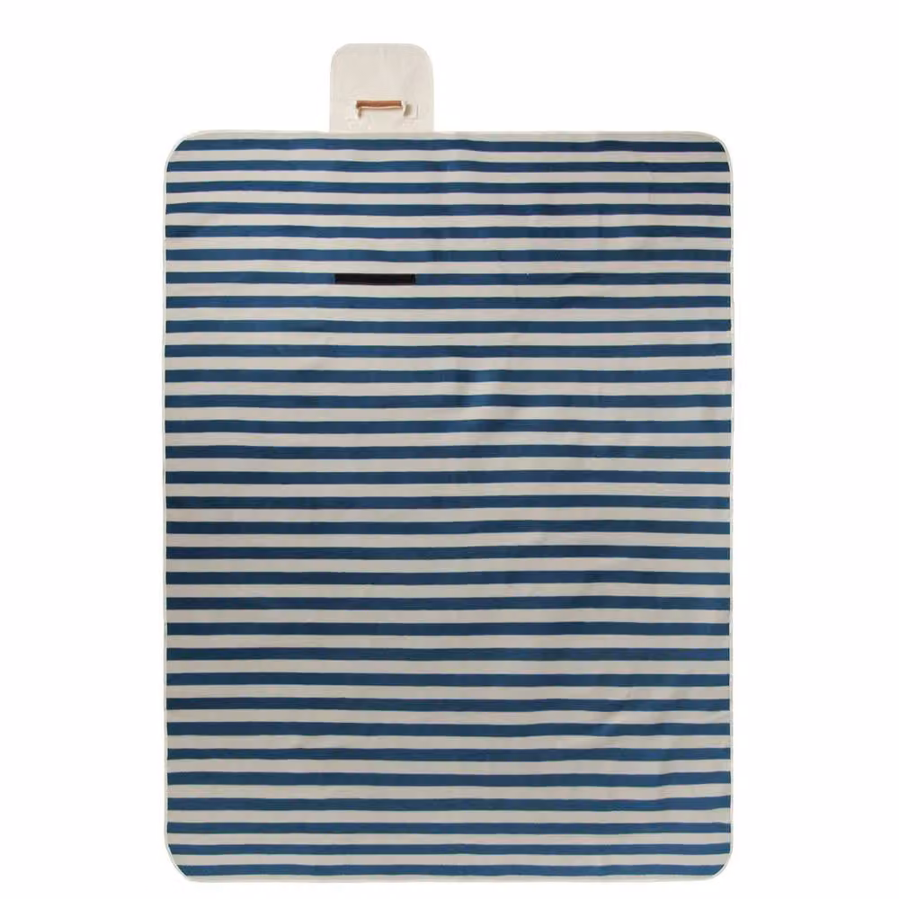 Vinga Alba Striped Picnic Blanket in Blue, W/D/H: 200 x 150 x 0.5 cm – 3
