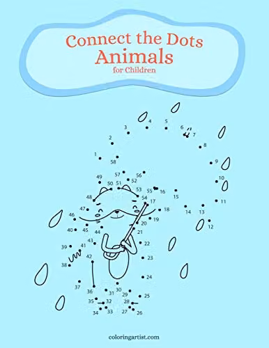 Connect the Dots Animals for Children: 1 by Independently Published, Multicolour Paper Book