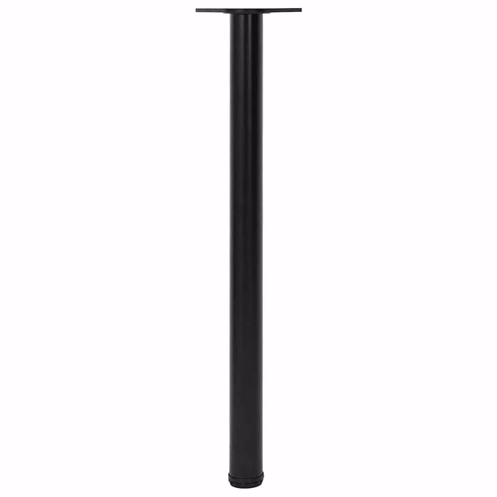 Berkfield Home Height Adjustable Table Legs, Black, Height: 87 cm – 3