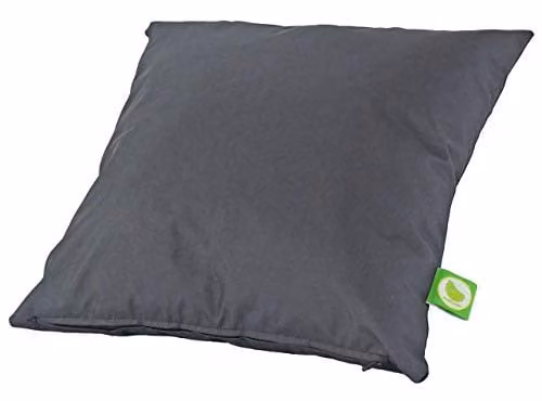 Bean Lazy Waterproof Outdoor Garden Seat Cushion in Grey/Pebble, Square Polyester Pad