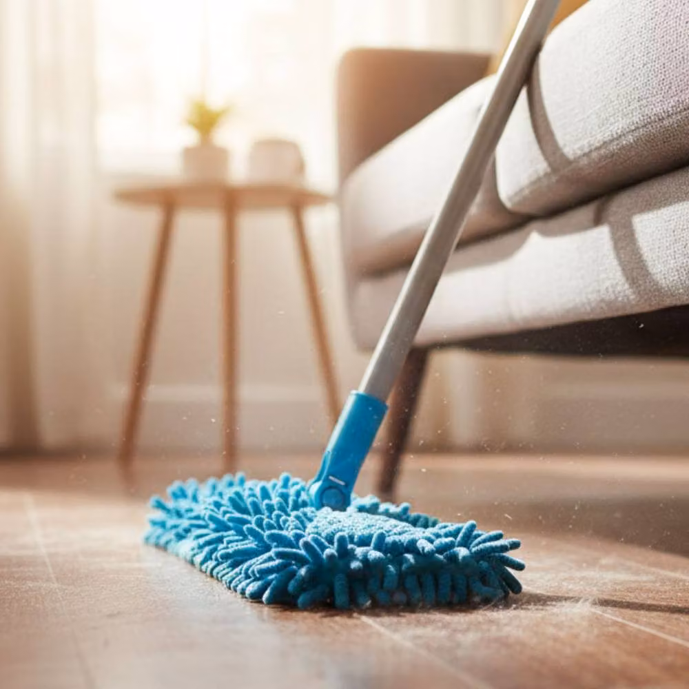Bedsland ProKleen 2 in 1 Microfibre Flat Mop Refill Pad for Floors, Blue – 5
