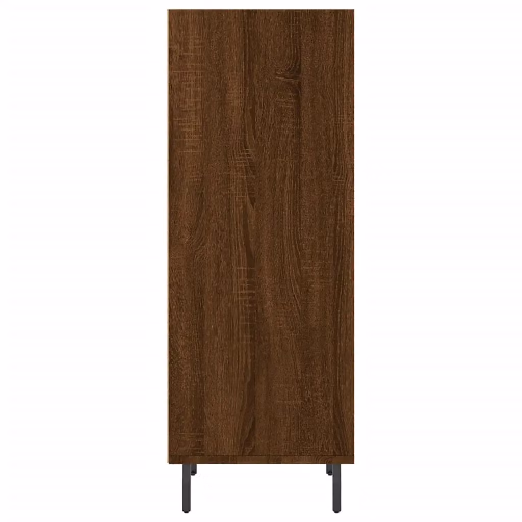 Berkfield Home Classic Sideboard in Brown Oak, W/D/H: 34.5 x 32.5 x 90 cm
