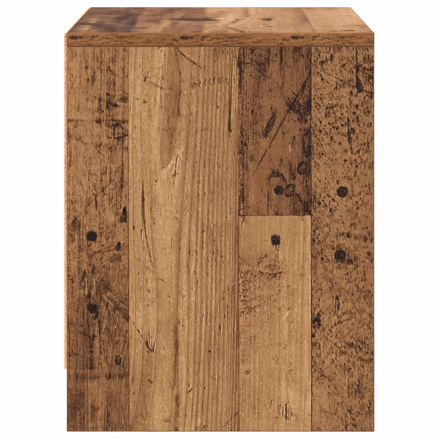 Berkfield Home Rustic Bedside Cabinet in Brown Engineered Wood – 4