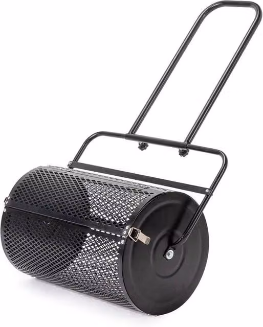 NESTLUNE Garden Compost Roller in Black, 76L Capacity – 1