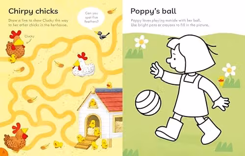 Usborne Poppy and Sam's Big Activity Book Farmyard Tales Multicolour – 2