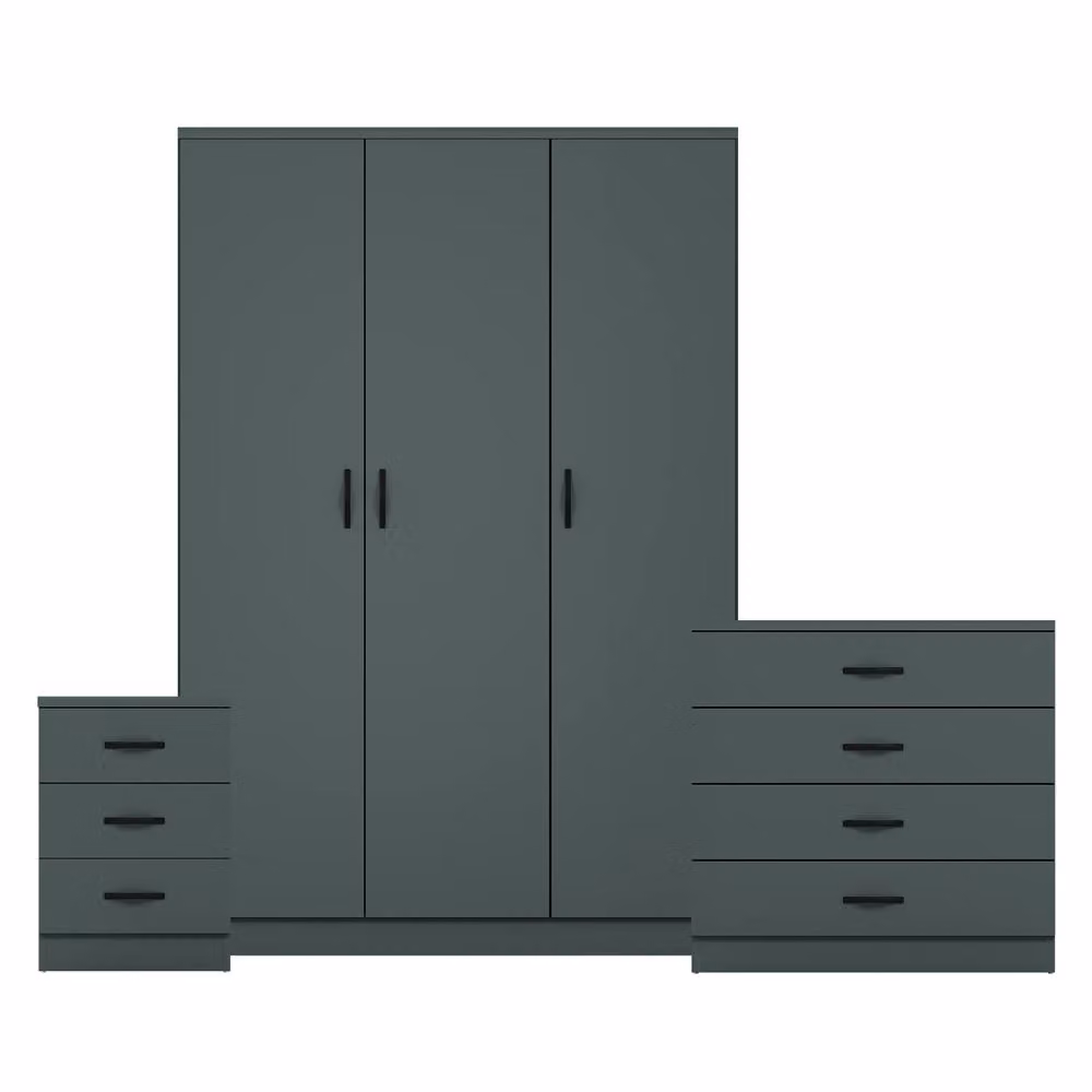 Vida Designs Riano 3-Piece Bedroom Set in Green – 2