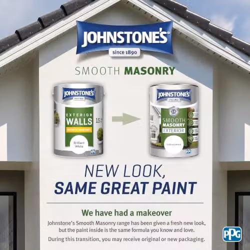 Johnstone's Smooth Masonry Paint, Beige, 5 l – 4