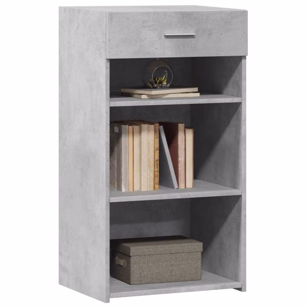 Berkfield Home Modern Sideboard in Grey MDF, W/D/H: 50 x 42.5 x 93 cm – 2